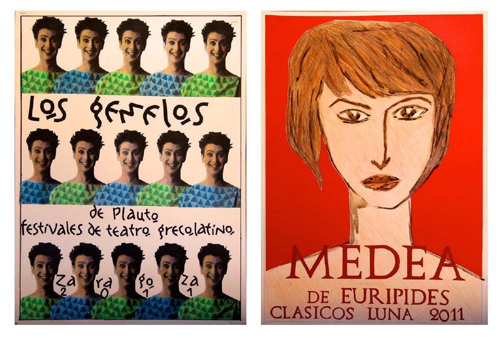 IES Pedro de Luna Gemelos y Medea Carteles
