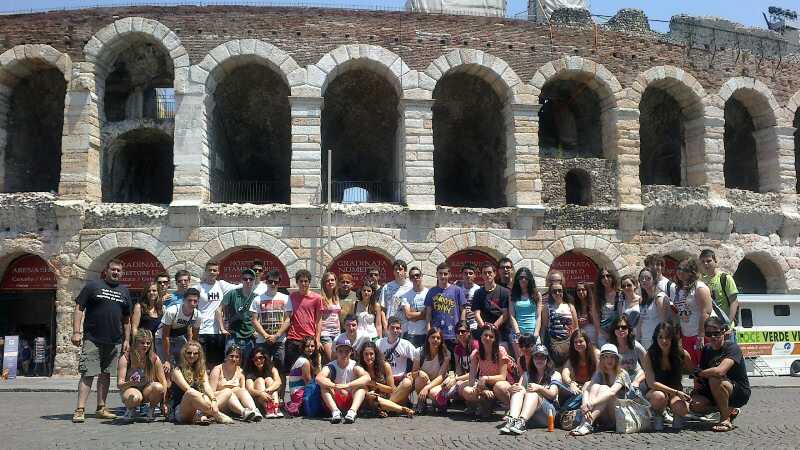 Viaje Estudios IES Pedro de Luna 2012 Verona-01-Arena