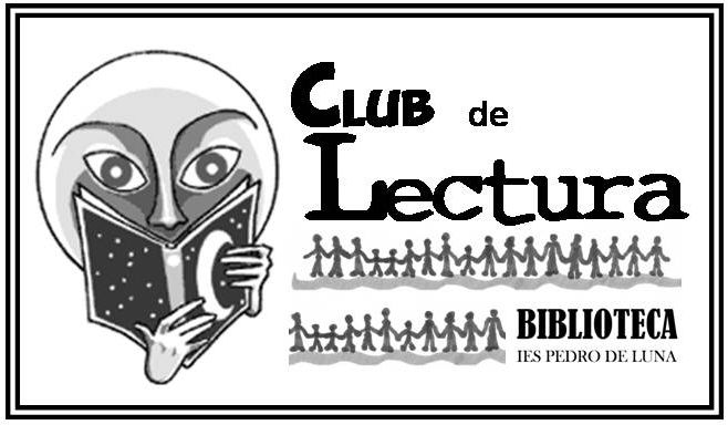 IES Pedro de Luna club de lectura logo